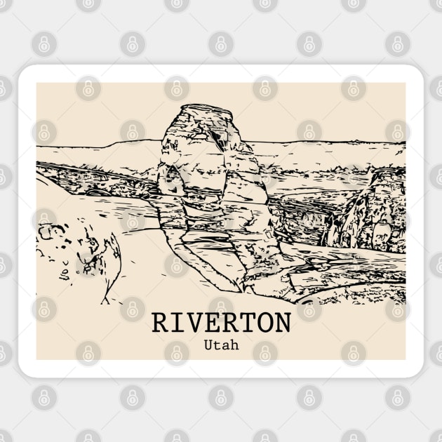 Riverton - Utah Magnet by Lakeric